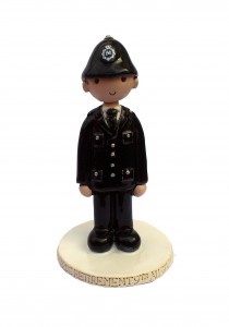 Policeman cake topper