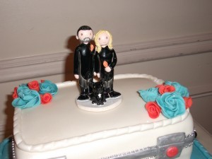 Cake with topper1
