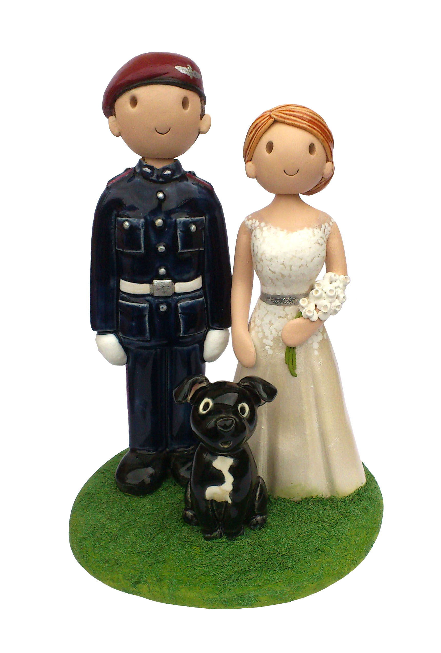 Wedding Cake Toppers Hand Made Personalised Ceramic Cake Toppers