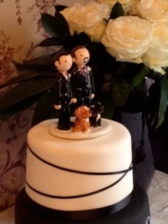 Civil Partnership Cake Topper